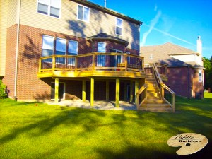 Rochester Hills MI Deck Builder Cedar Wood Deck 